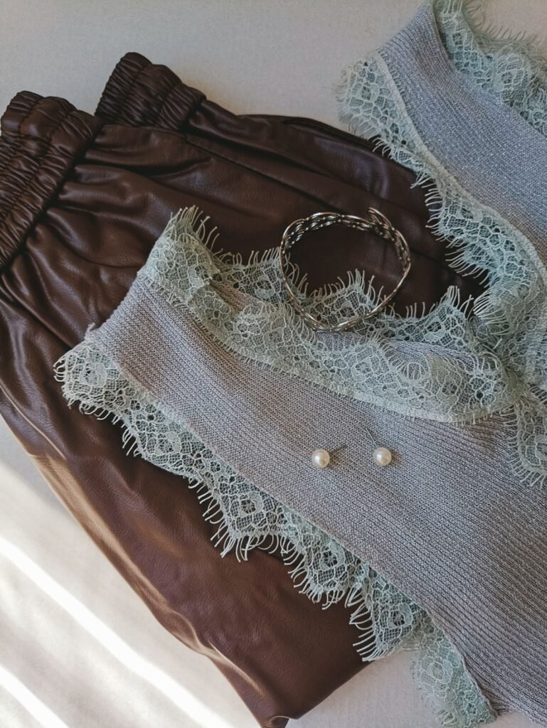 Autumn Knit and Denim Set
